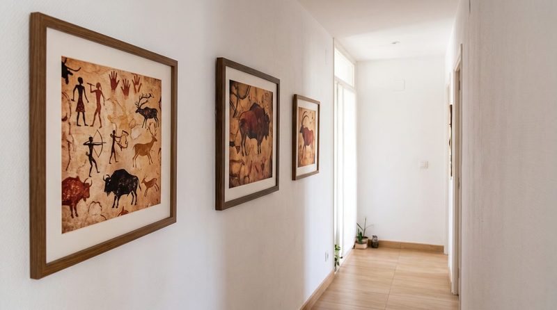 Galería de arte y obras pictóricas en el Hotel Galería Pradilla