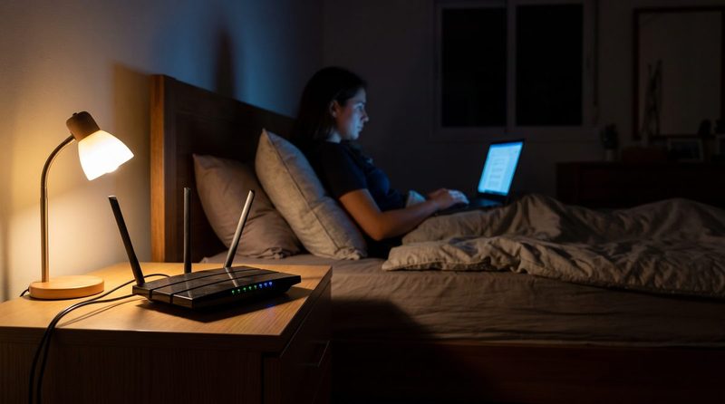 Zona de trabajo con conexión Wi-Fi en el Hotel Galería Pradilla